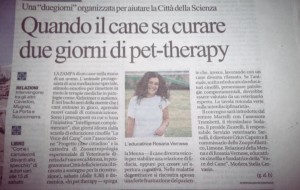 quando il cane sa curare due giorni di pet therapy